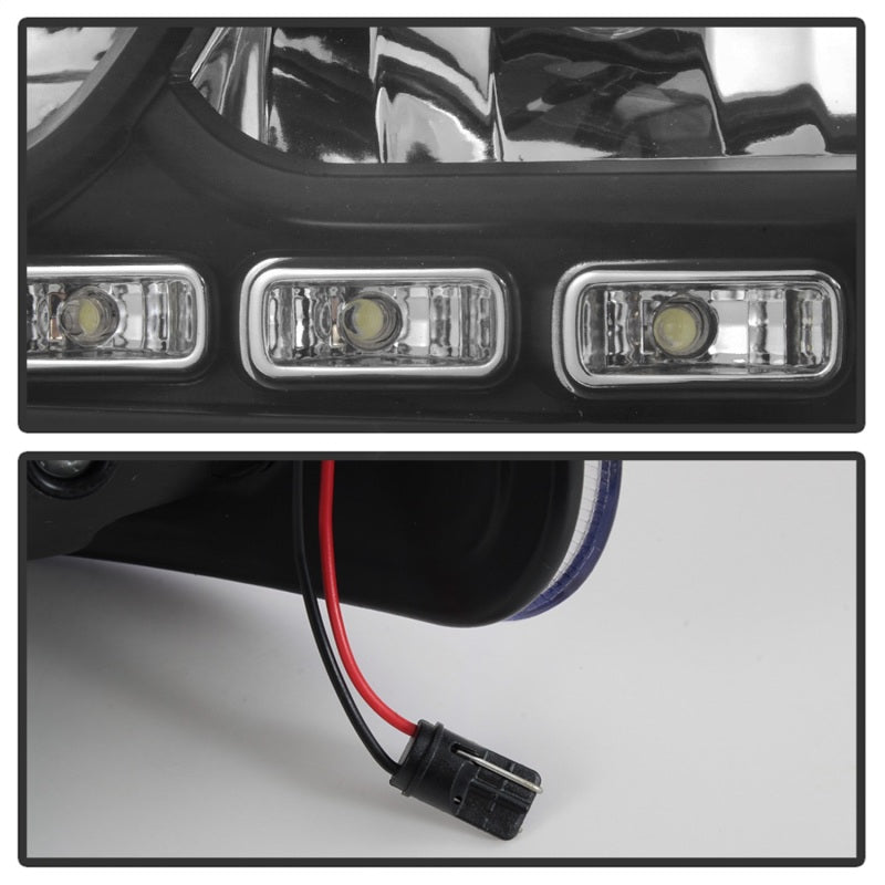 Xtune Dodge Charger 06-10 1Pc LED Crystal Headlights Black HD-ON-DCH05-1PC-LED-BK