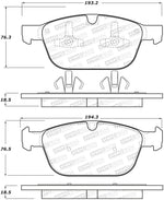 StopTech Street Brake Pads - Rear