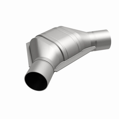 MagnaFlow Universal Catalytic Converter 2 inch Angled O/O PC2 Front