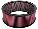 aFe MagnumFLOW Air Filters Round Racing P5R A/F RR P5R 14OD x 12ID x 5H E/M (Blk/Red)