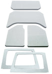 DEI 11-18 Jeep Wrangler JK 4-Door Boom Mat Complete Headliner Kit - 6 Piece - White