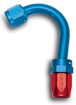 Russell Performance -16 AN Red/Blue 150 Degree Full Flow Swivel Hose End (With 1-1/2in Radius)