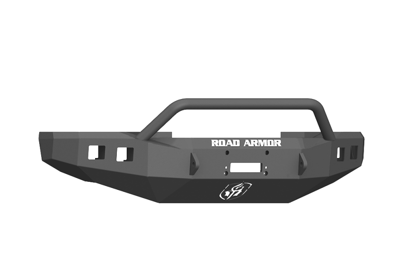 Road Armor 17-20 Ford F-250 Stealth Front Winch Bumper w/Pre-Runner Guard - Tex Blk