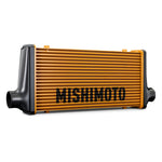 Mishimoto Universal Carbon Fiber Intercooler - Matte Tanks - 525mm Gold Core - C-Flow - GR V-Band