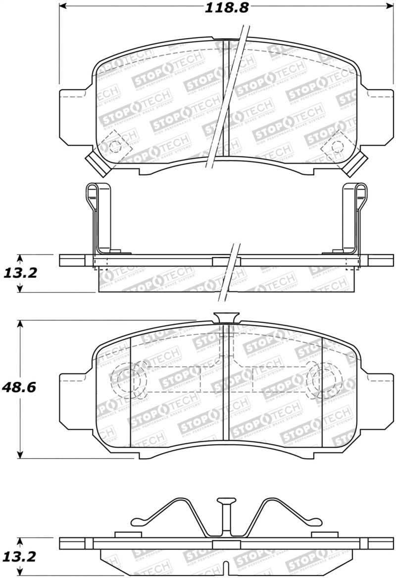 StopTech Street Brake Pads