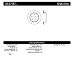 StopTech 12 Jeep Wrangler Rubicon Drilled Left Rear Rotor