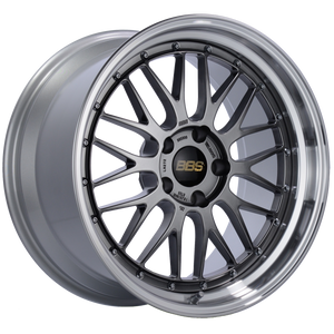 BBS LM 19x9.5 5x120 ET48 Diamond Black Center Diamond Cut Lip Wheel -82mm PFS/Clip Required