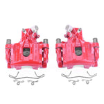 Power Stop 12-17 Ford Focus Rear Red Calipers w/Brackets - Pair