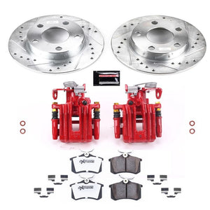 Power Stop 99-05 Volkswagen Passat Rear Z26 Street Warrior Brake Kit w/Calipers