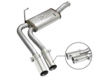 aFe Rebel Series CB Middle-Side Exit SS Exhaust w/ Polished Tips 09-16 GM Silverado/Sierra V6/V8