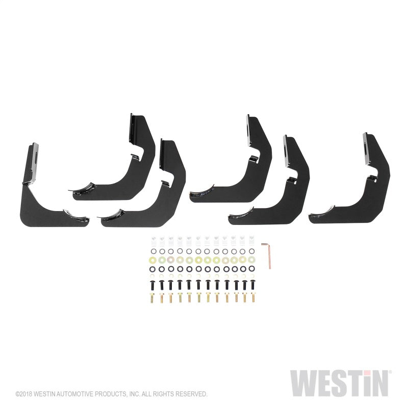 Westin 2015-2018 Ford F-150 SuperCab PRO TRAXX 4 Oval Nerf Step Bars - Black