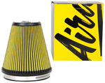 Airaid Universal Air Filter - Cone 6in Flange x 7in Base x 4-3/8in Top x 7in Height - Synthaflow