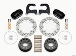 Wilwood Dynapro Lug Mount Single Rear Dynamic Kit SA Drilled 58-64 Olds/Pont .690in Studs