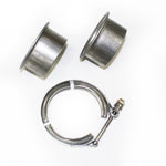 JBA 2.5in Stainless Steel V-Band Clamp & Flanges