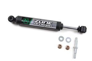 Zone Offroad Jeep Wrangler YJ/TJ Single Steering Stabilizer - Black