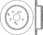 StopTech 86-97 Toyota Supra Left Slotted & Drilled Rotor