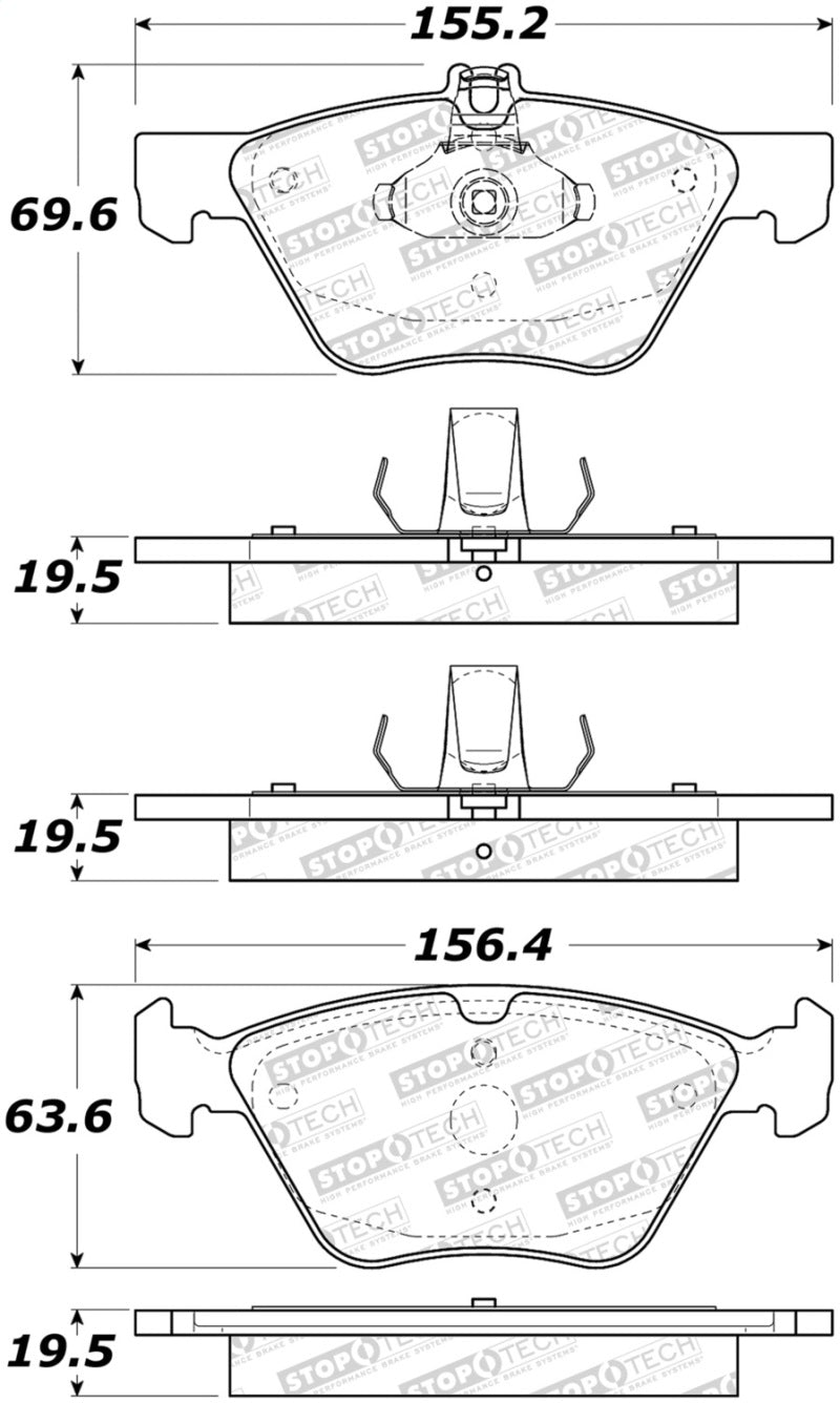 StopTech Street Brake Pads