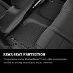 Husky Liners 2018 Toyota Tacoma Double Cab WeatherBeater Black Front Floor Liners