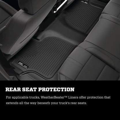 Husky Liners 20-21 Nissan Sentra Weatherbeater Front & 2nd Seat Floor Liners - Black