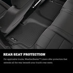 Husky Liners 07-12 Dodge Caliber / 07-14 Jeep Compass WeatherBeater Black 2nd Seat Floor Liners