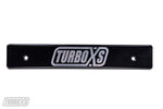 Turbo XS 15-17 Subaru WRX/STi Billet Aluminum License Plate Delete Black Machined TurboXS Logo