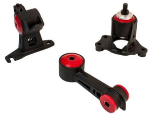 Innovative 11-15 Honda CR-Z L-Series Black Steel Mounts 95A Bushings