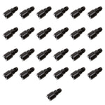 Russell Performance -6 AN male to 3/8in SAE quick-disconnect female (Black 25pc)