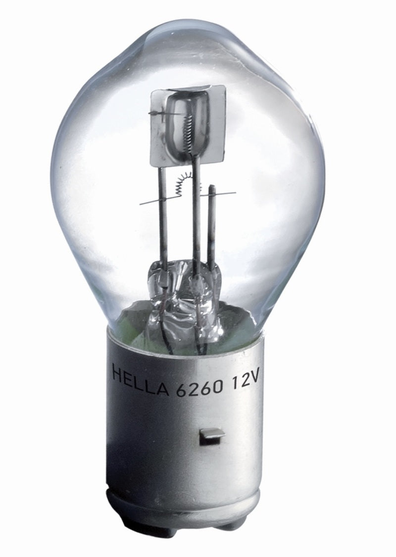 Hella Bulb 6260 12V 60/60W Ba20D B11 S2