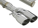 aFe MACHForce XP 08-13 BMW 135i L6-2.0L N54/N55 3in. 304 SS Axle-Back Exhaust w/Polished Tips