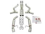 aFe MACHForce XP 3in Aggressive Toned Cat-Back Exhausts w/ Polished Tips 15-17 Ford Mustang V6/V8