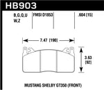 Hawk 2015 Ford Mustang DTC-60 Front Brake Pads