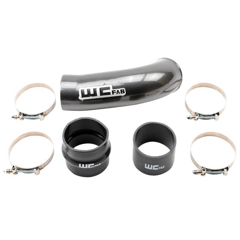 Wehrli 2020-2024 Chevrolet 6.6L L5P Duramax 4in Intake Pipe (Use w/OEM Air Box) - Bengal Silver