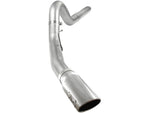 aFe Atlas 5in DPF-Back Aluminized Steel Exh Sys, Ford Diesel Trucks 08-10 V8-6.4L (td) Polished tip