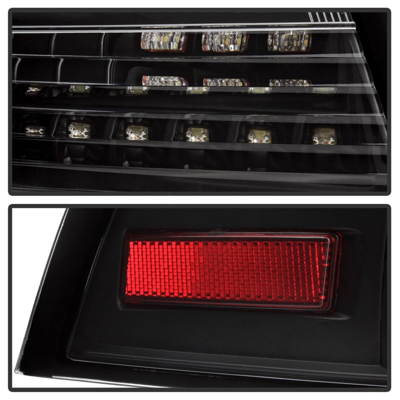 Spyder 08-09 Pontiac G8 Version 2 Light Bar LED Tail Lights - Black - ALT-YD-PG808V2-LB-BK