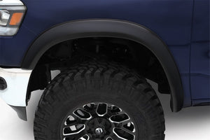 Bushwacker 19-22 Ram 1500 (Excl. Rebel/TRX) 76.3 & 67.4in Bed OE Style Flares 2pc Front - Black