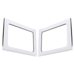 DEI 11-18 Jeep Wrangler JK 4-Door Boom Mat Rear Side Window Trim - 2 Piece - White