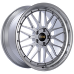 BBS LM 20x9.5 5x120 ET37 Diamond Silver Center Diamond Cut Lip Wheel -82mm PFS/Clip Required