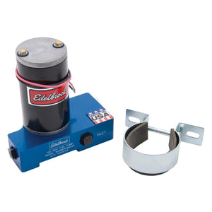 Edelbrock Fuel Pump Electric Quiet-Flo Carbureted 120GPH 3/8In In 3/8In Out 120 GPH Blue