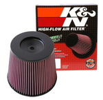 K&N Universal Round Tapered Filter 6in Flange ID x 9in Base OD x 6.625in Top OD x 7.5in Height