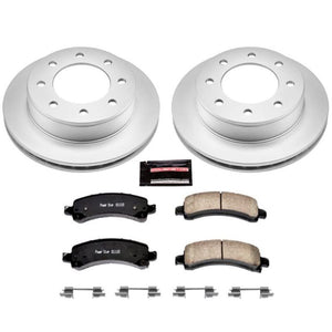 Power Stop 03-17 Chevrolet Express 2500 Rear Z17 Evolution Geomet Coated Brake Kit