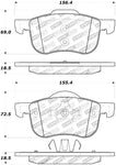 StopTech Street Touring 01-09 Volvo S60 / 99-06 S80 / 01-07 V70/V70R Front Brake Pads