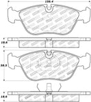 StopTech Street Touring 98-04 Volvo S60/98-00 S70/98-00 V70 Front Brake Pads