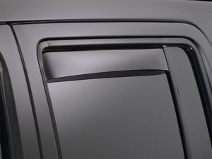 WeatherTech 2014+ Toyota Corolla Rear Side Window Deflectors - Dark Smoke