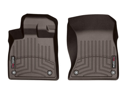 WeatherTech 2018+ Audi Q5 Front FloorLiners - Cocoa