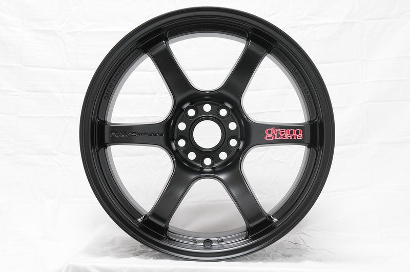 Gram Lights 57DR 18x8.5 +37 5x108 Semi Gloss Black Wheel (Min Order Qty 20)