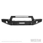 Westin 18-20 Jeep Wrangler WJ2 Full Width Front Bumper w/LED Light Bar Mount Textured Black