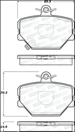 StopTech Street Brake Pads