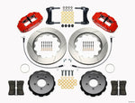 Wilwood Narrow Superlite 6R Front Hat Kit 14.00in Red 2005-Up Mazda Miata w/ Lines