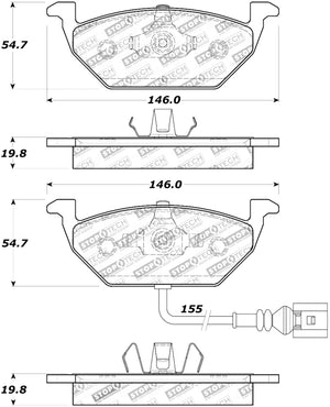 StopTech Street Touring Brake Pads