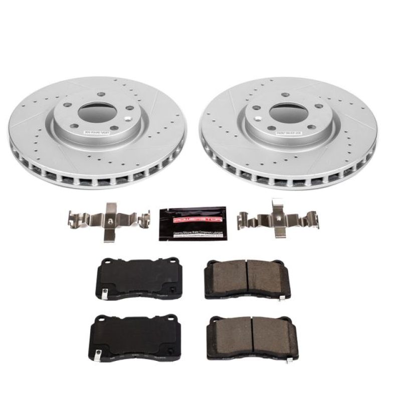 Power Stop 15-19 Chevrolet Corvette Front Z23 Evolution Sport Brake Kit